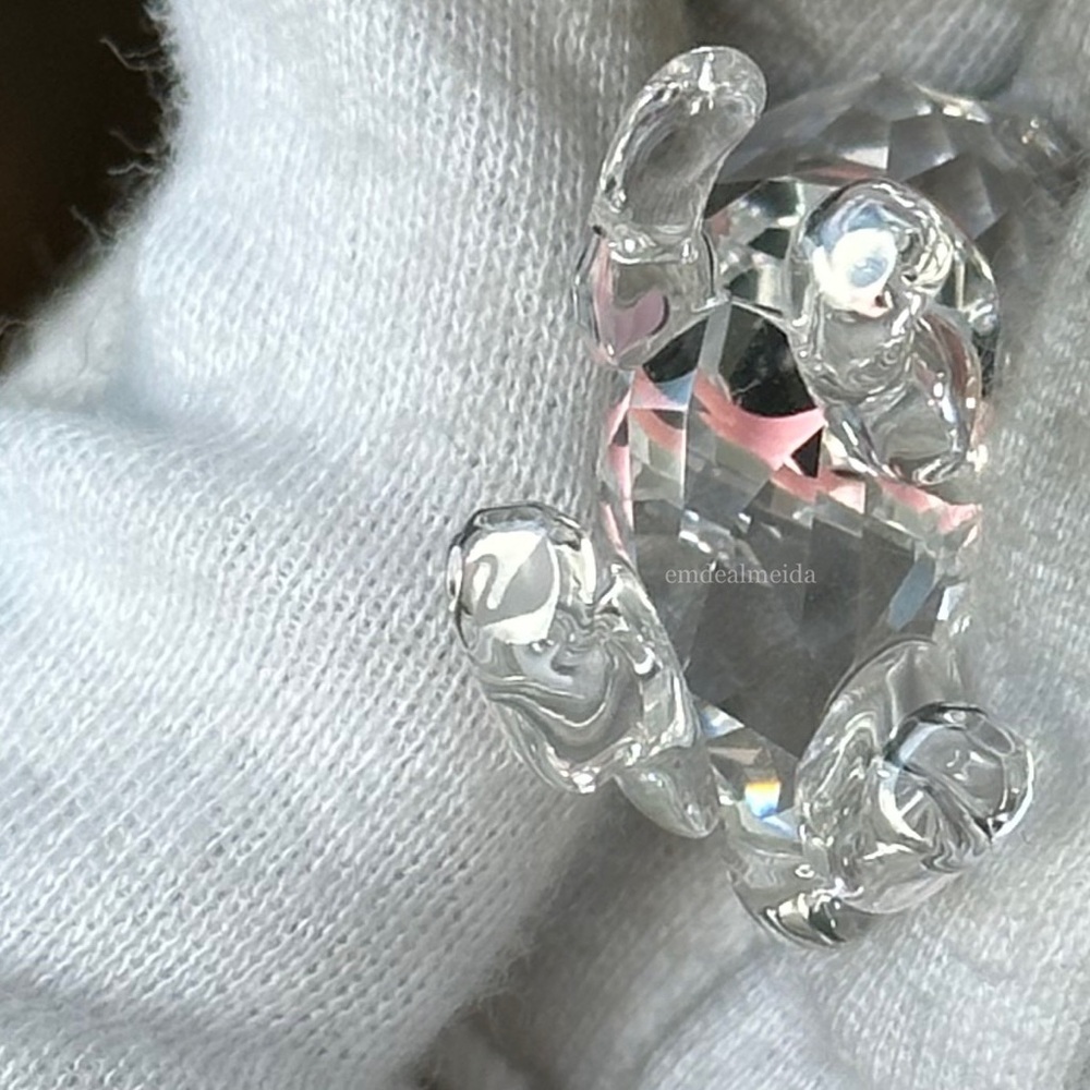SOLD - Swarovski Crystal Kitten Standing With Pink Collar Figurine Cat 1193537 - Picture 10 of 10
